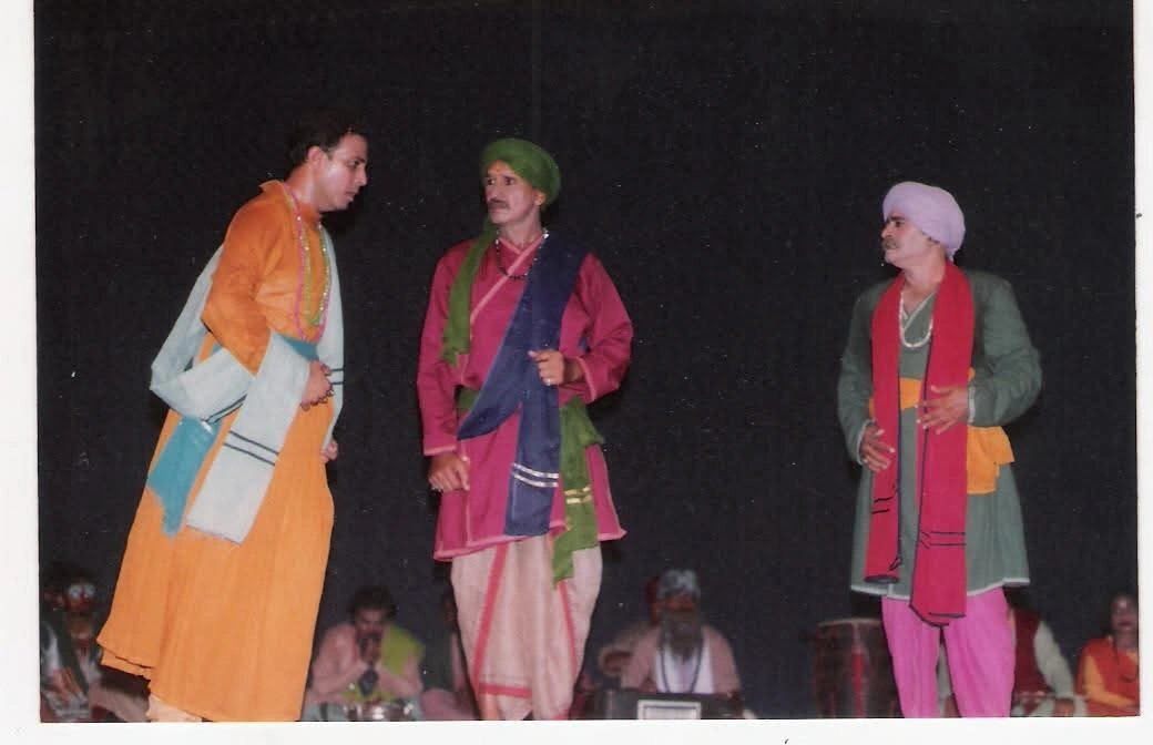 Suman Kumar in a casual setting during a play